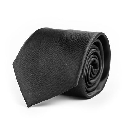 Stilfuldt slipsesæt i sort