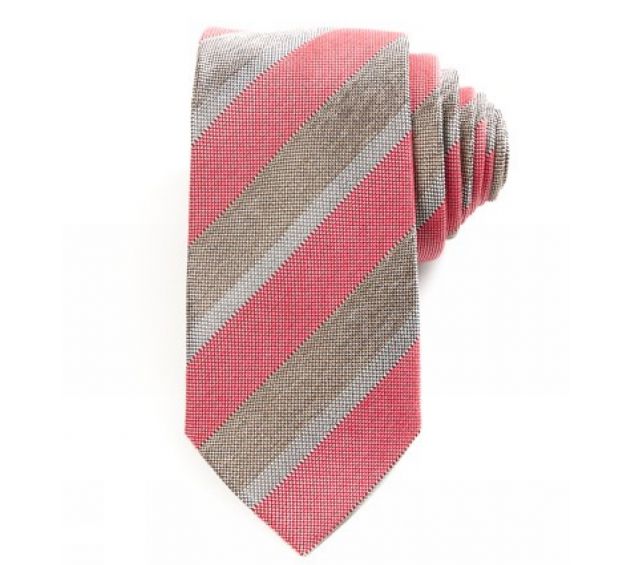 Frækt 7 cm stribet slips