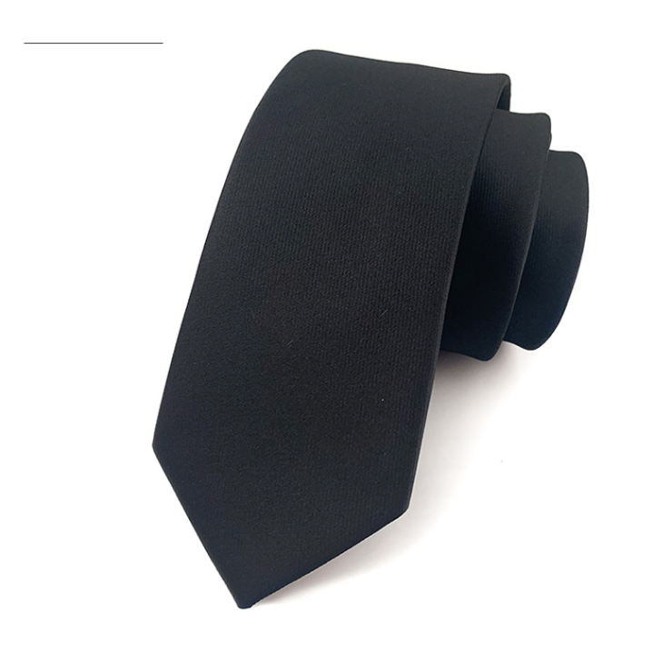 tyndt sort slips, 6 cm